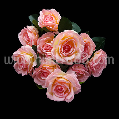 Букет роза 10СМ/10БР TEN PINK