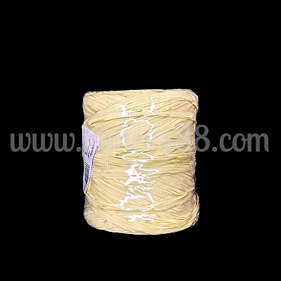 Едноцветна Рафия 1см/200М Ecru