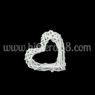 Ратаново сърце 16см White