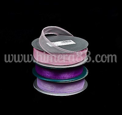 Органзена панделка с кант 2СМ/10М Pink