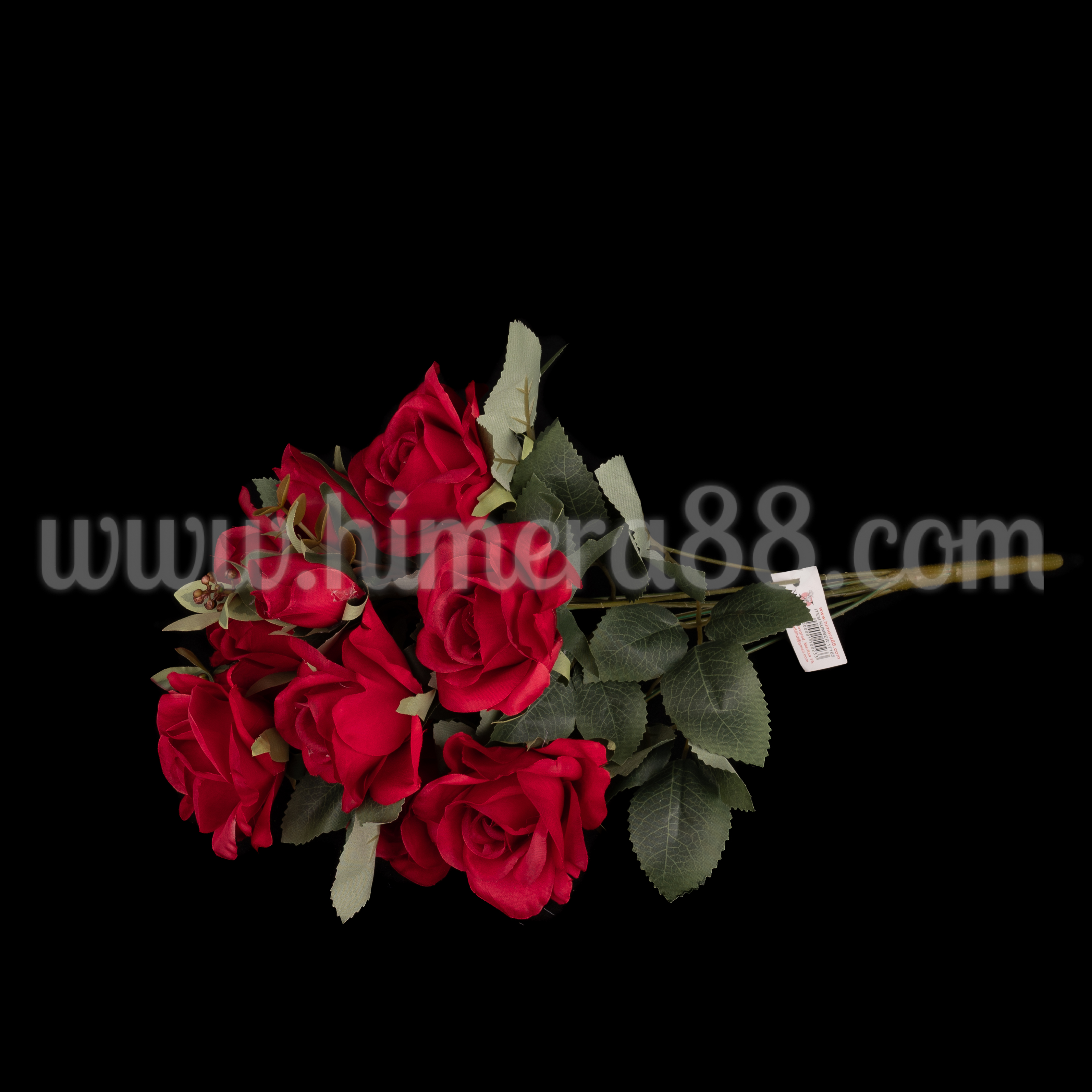 Букет рози Gloria Dei 8.5cm/9стр Burgundy - изглед 2