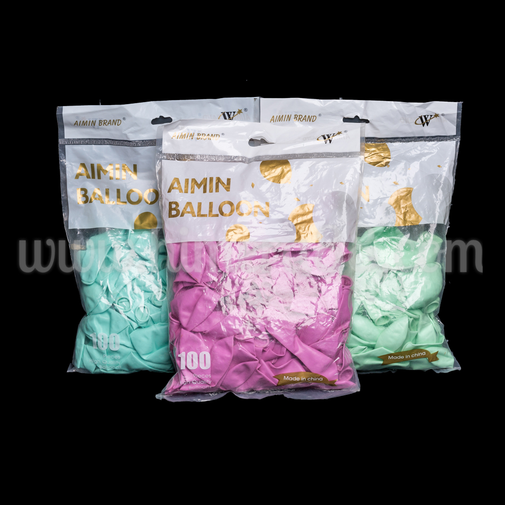 Балони Макарон 100БР LIGHT MINT - изглед 1