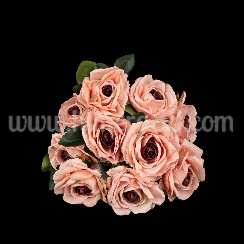 Букет роза 10СМ/10БР TEN PEACH - изглед 1