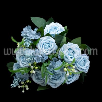Букет рози Бомбастик 6.5см/13стр Blue