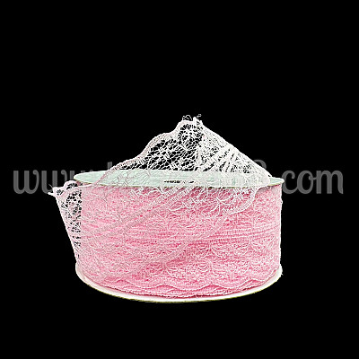Цветна дантела 5CM/25Y Baby Pink