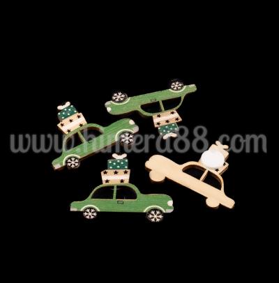 Коледени стикери Green Car 12бр