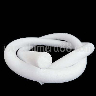 Макарон за декорации 4см/2м White