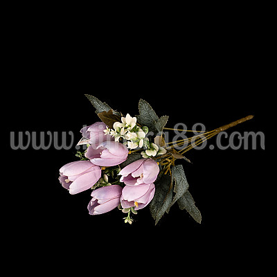 Букет лалета 7стр Milk Purple