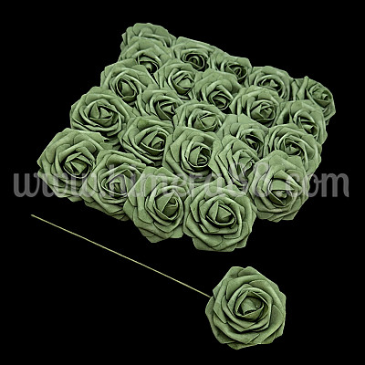 Роза фоам с тел Dusty/8см/25бр Green