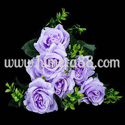 Букет Роза 8см/7бр HI-76 PURPLE