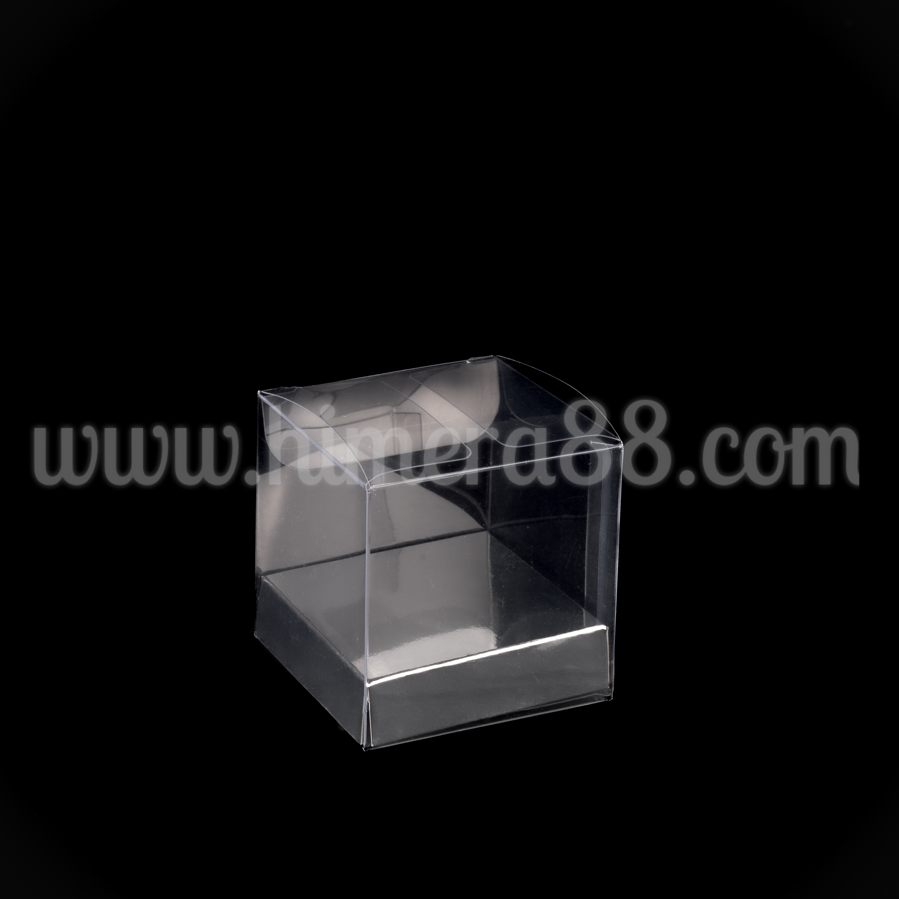 Прозрачна кутия 5см*5см SILVER - изглед 2