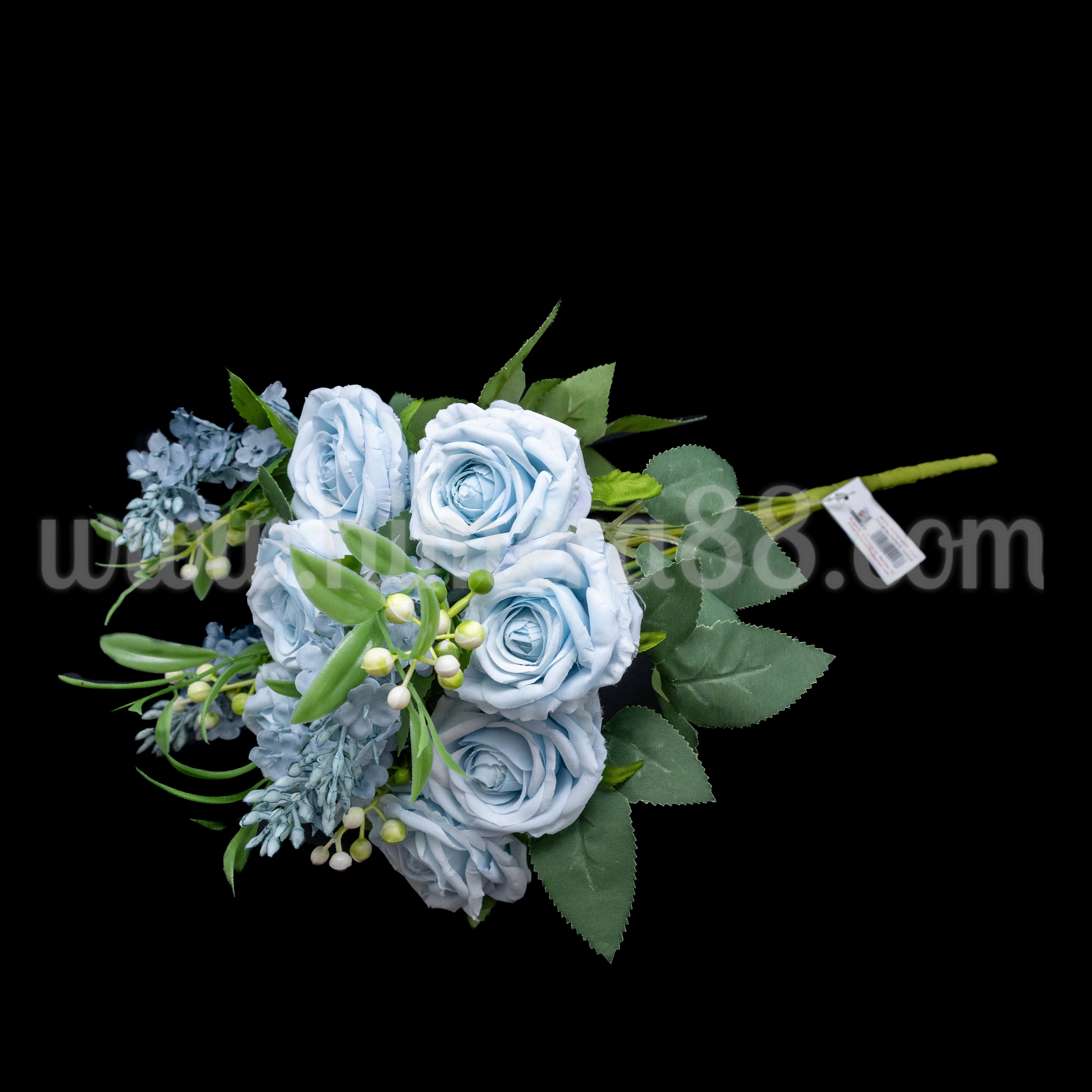 Букет рози Бомбастик 6.5см/13стр Blue - изглед 2