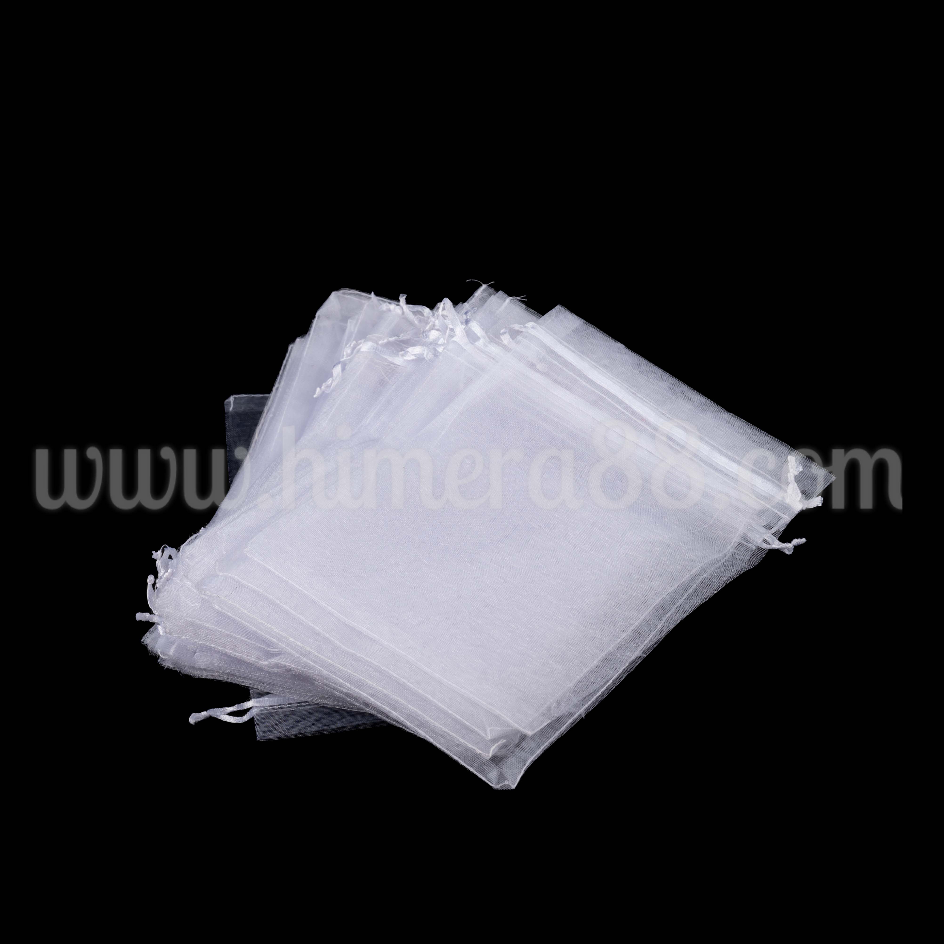 Органзени торбички 18/13см 100бр White - изглед 2