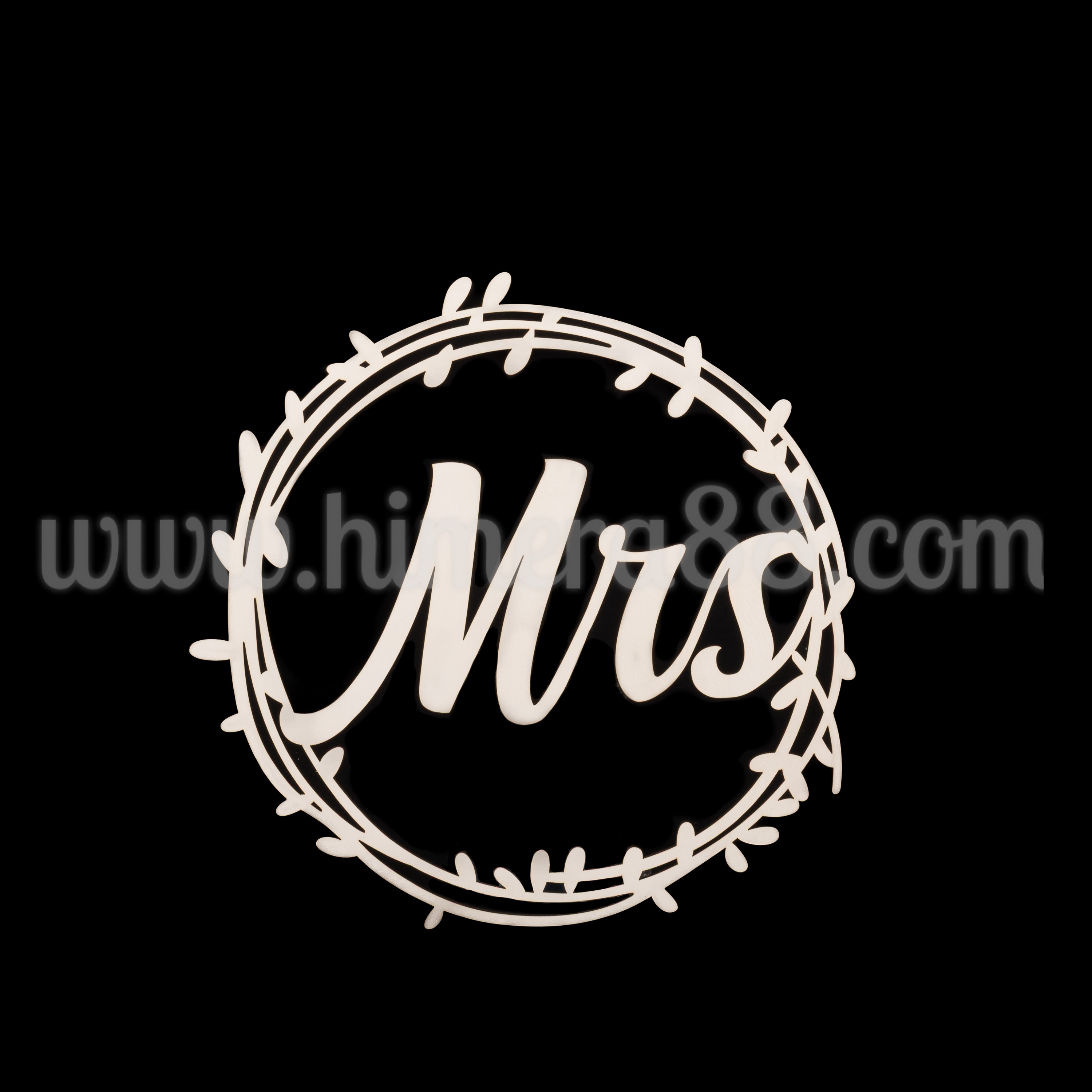 Венец за врата "Mrs" №8 - изглед 1