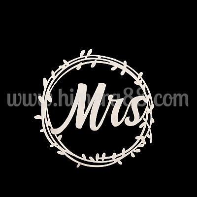 Венец за врата "Mrs" №8