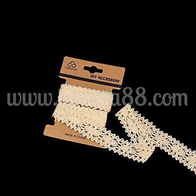 Памучна дантела 1.7cm/2y HI-27-189 Natural