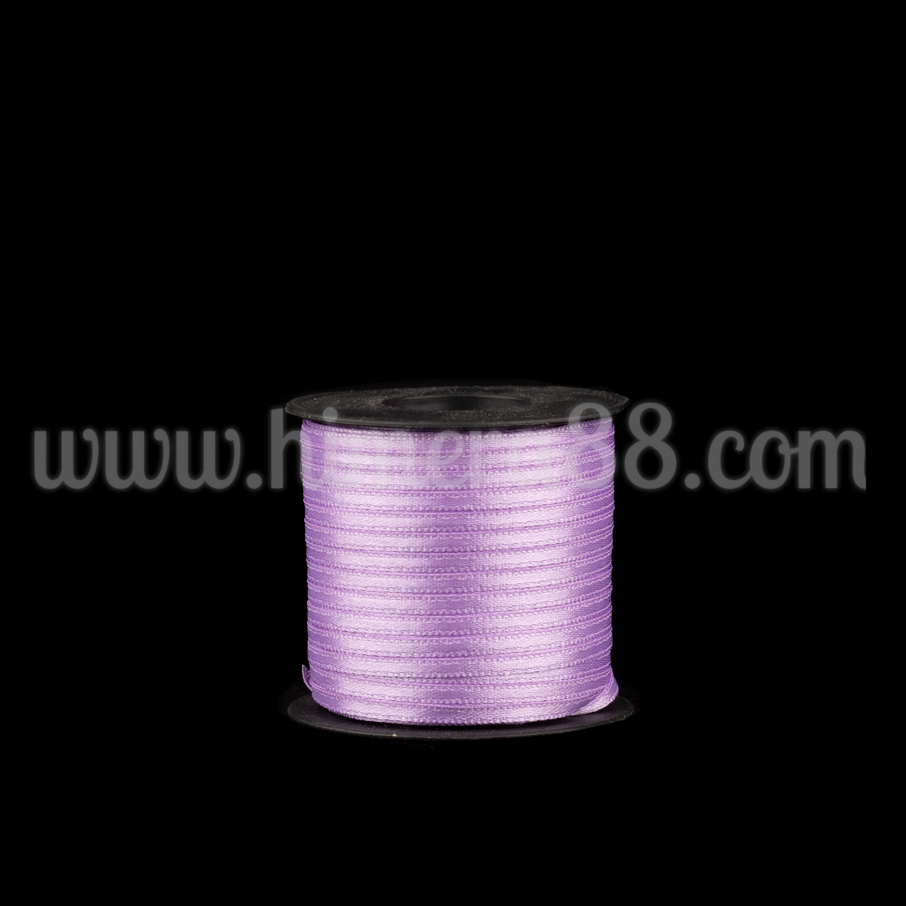 Сатен лента 0.3cm/100m Purple - изглед 1