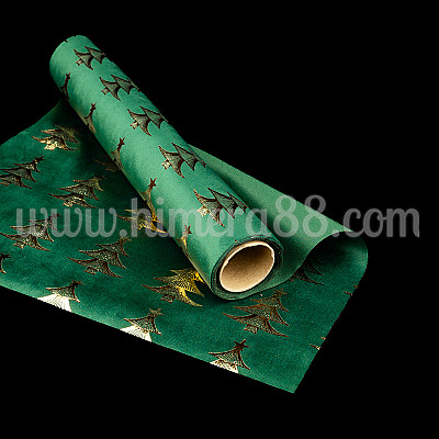 Декоративен плат Кадифе Gold Tree 36cm/3y
