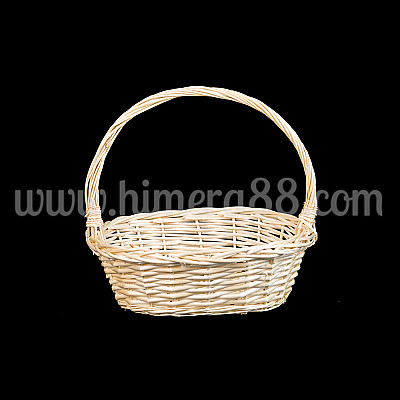 Елипса кошница 33*32cm NATURAL