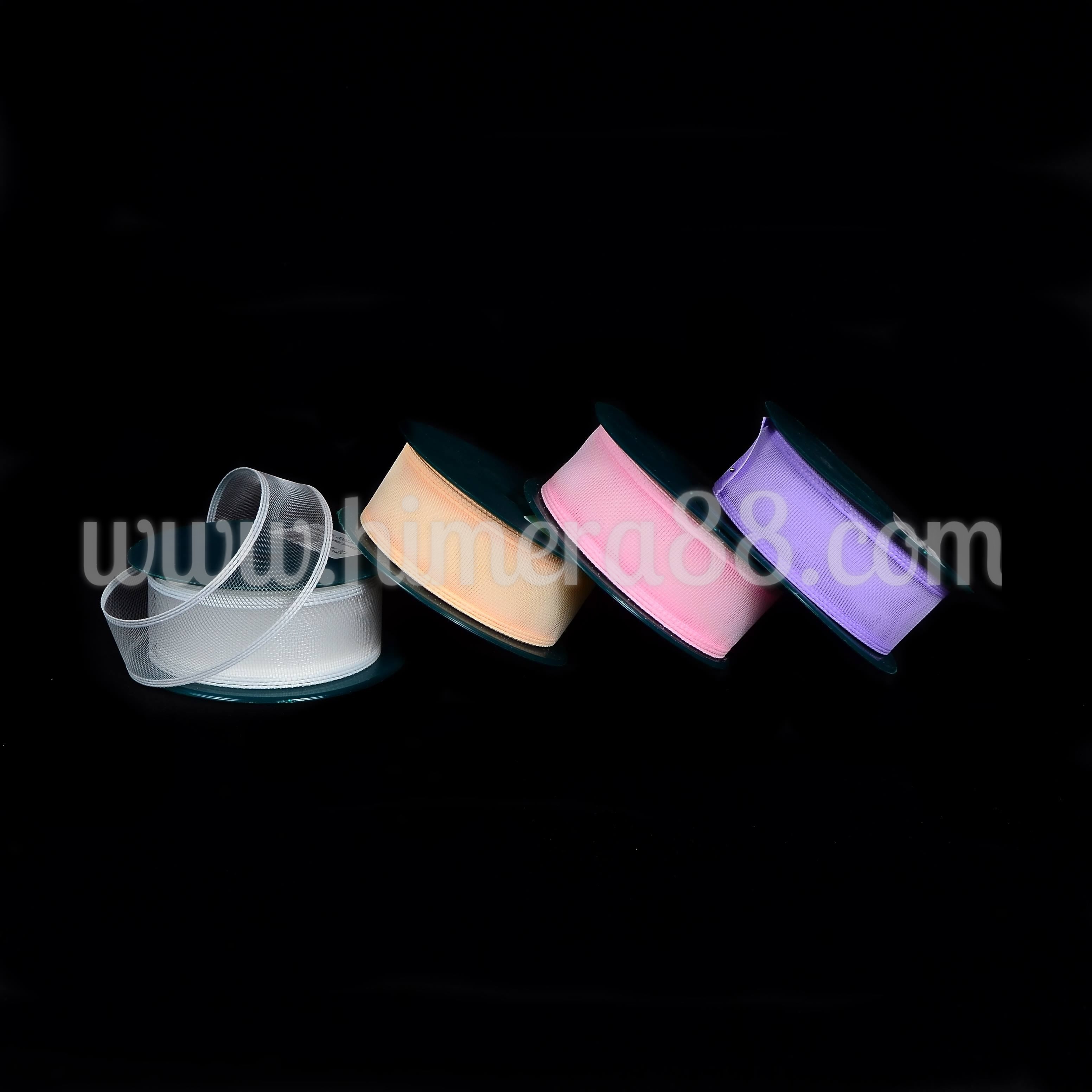 Кордена панделка с кант 4СМ/10М Powder - изглед 2