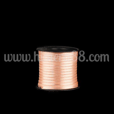 Сатен лента 0.3cm/100m Peach