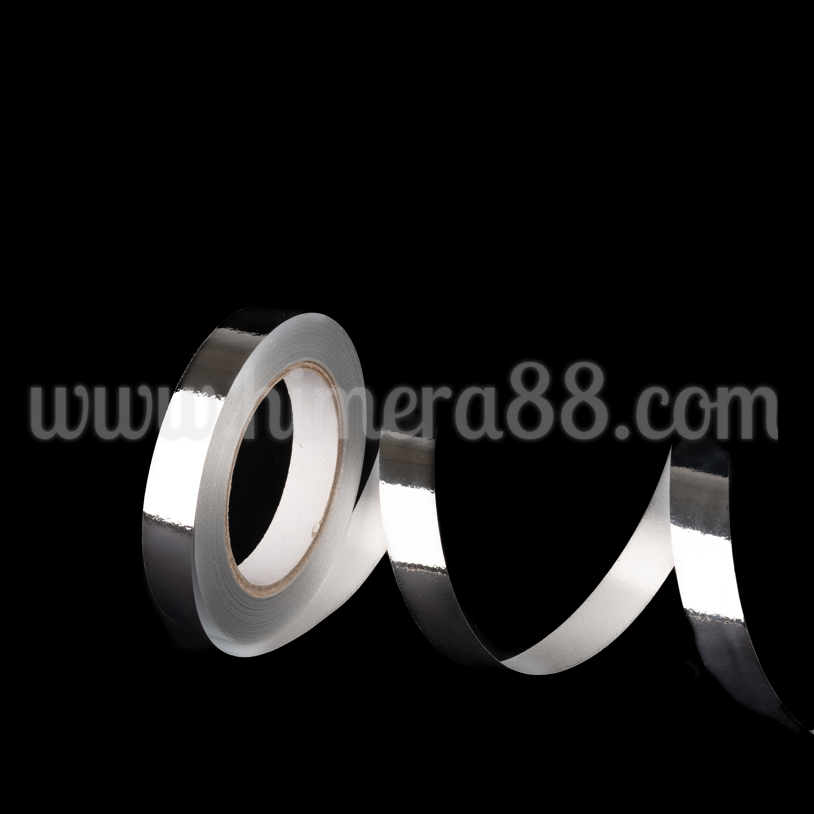 Гръцка лента панделка Metallic 19mm/40m Silver - изглед 1