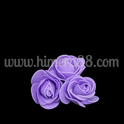 Рози фоам чашка 3СМ/500БР PURPLE