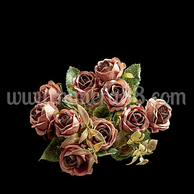 Букет малки рози VINTAGE Dark Ash Rose