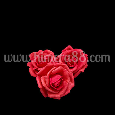 Рози фоам чашка 7СМ/100БР RED
