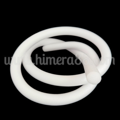 Макарон за декорации 2.5см/2м White