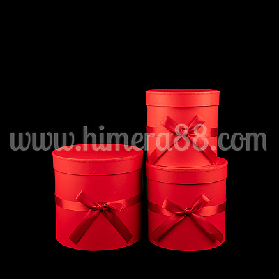 Кутии цилиндър 3БР Red Ribbon