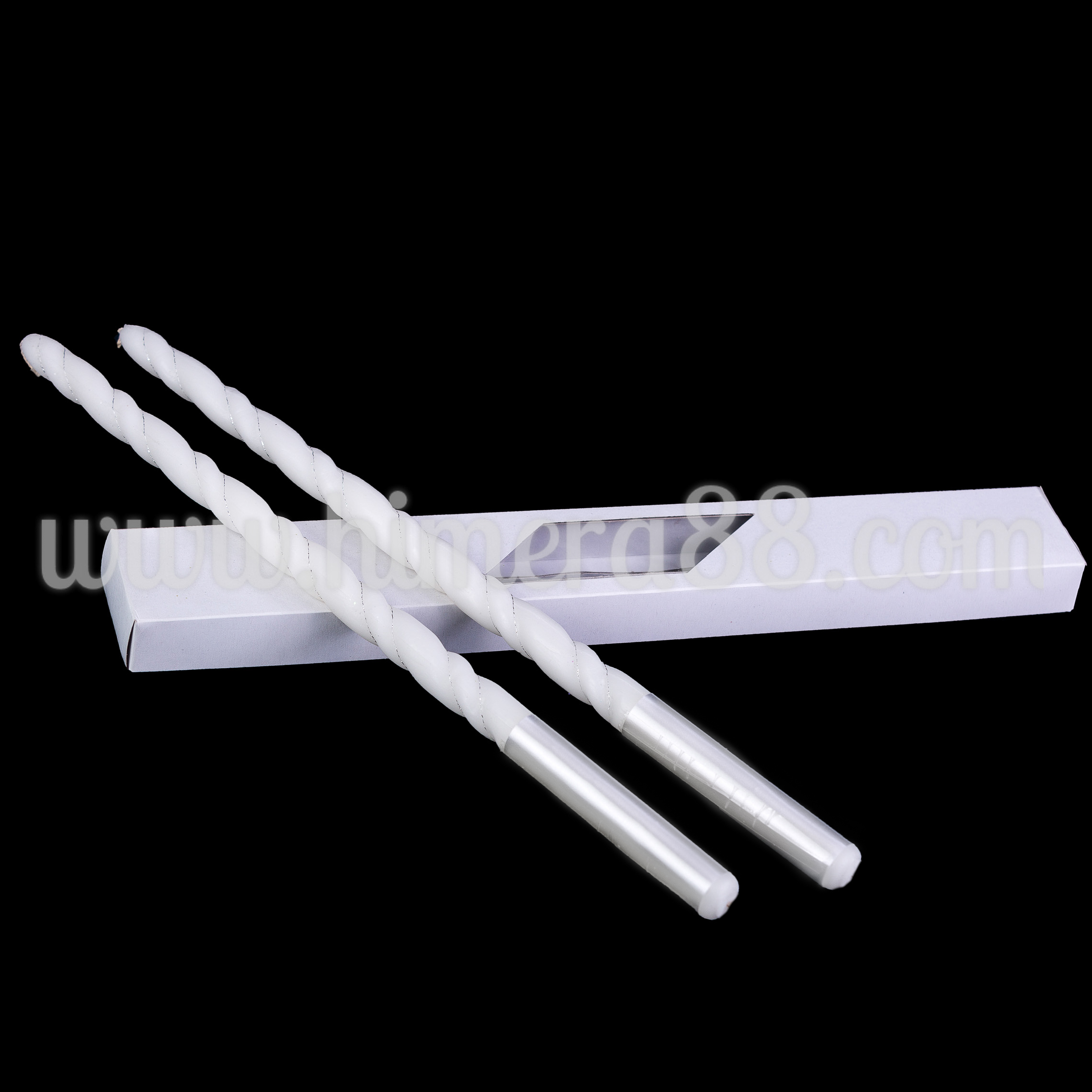 Ритуални свещи к-т 40см №5 Silver - изглед 1