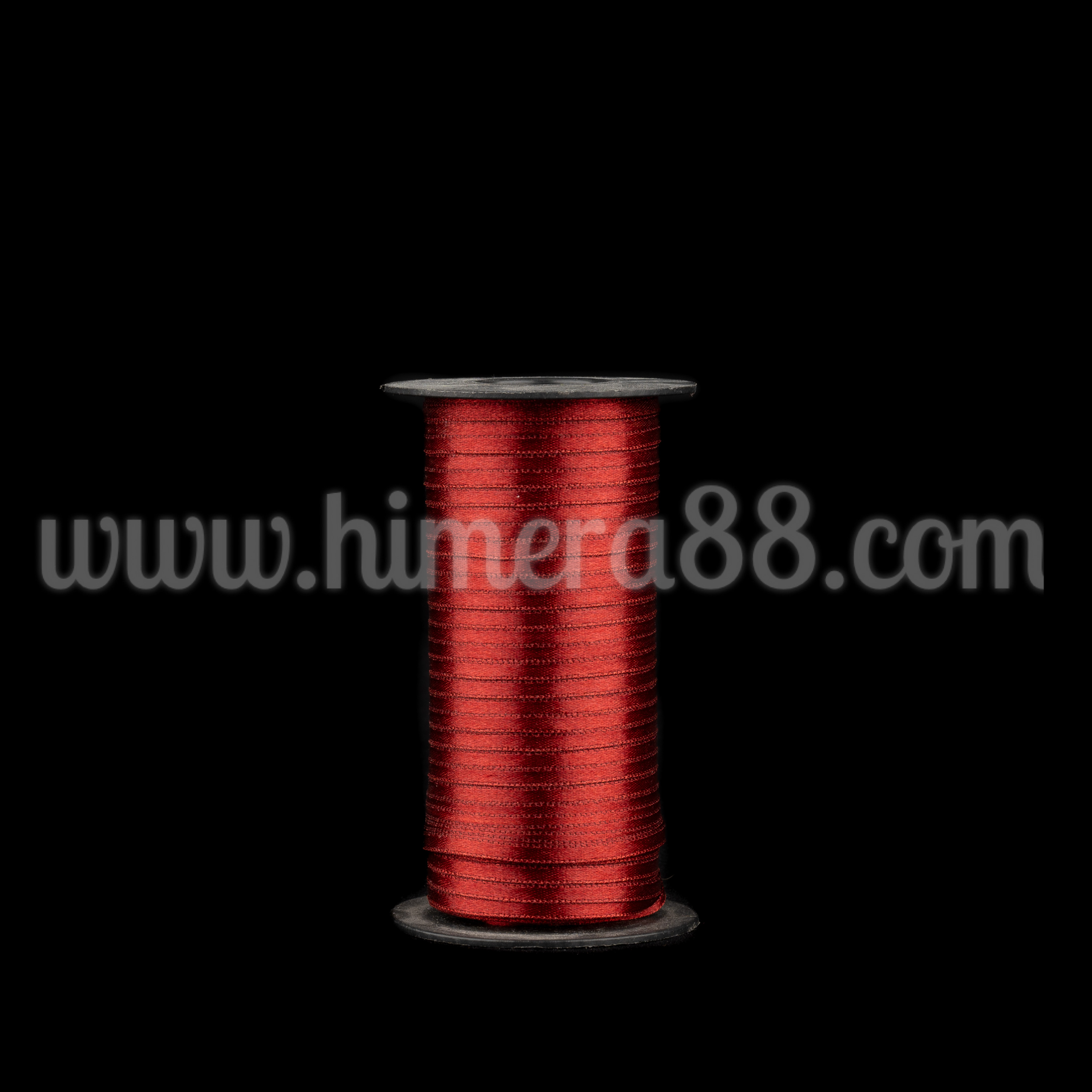 Сатен лента 0.3cm/100m Dark Burgundy - изглед 1