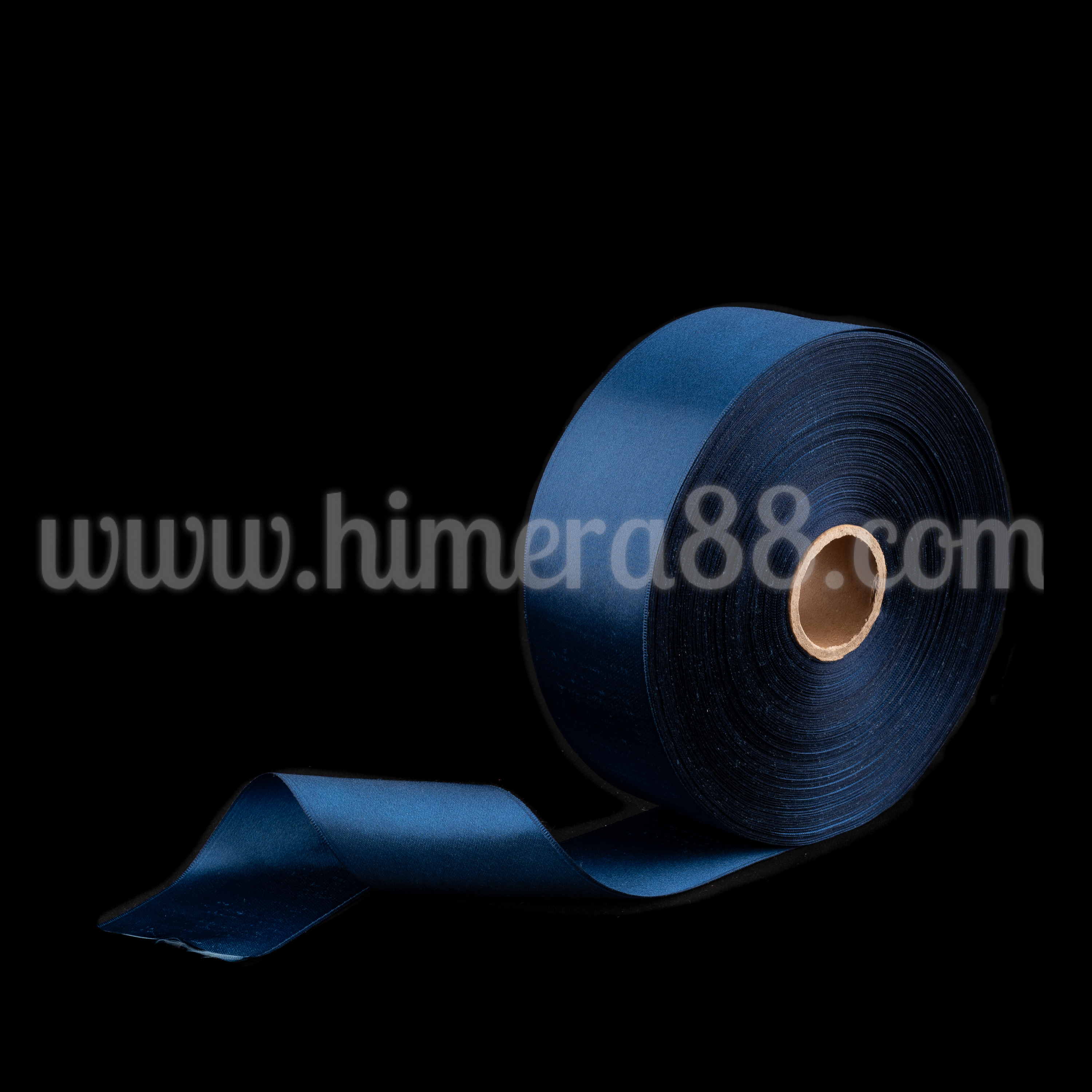 Сатинирана лента 6 cm / 100 m Dark Blue - изглед 1
