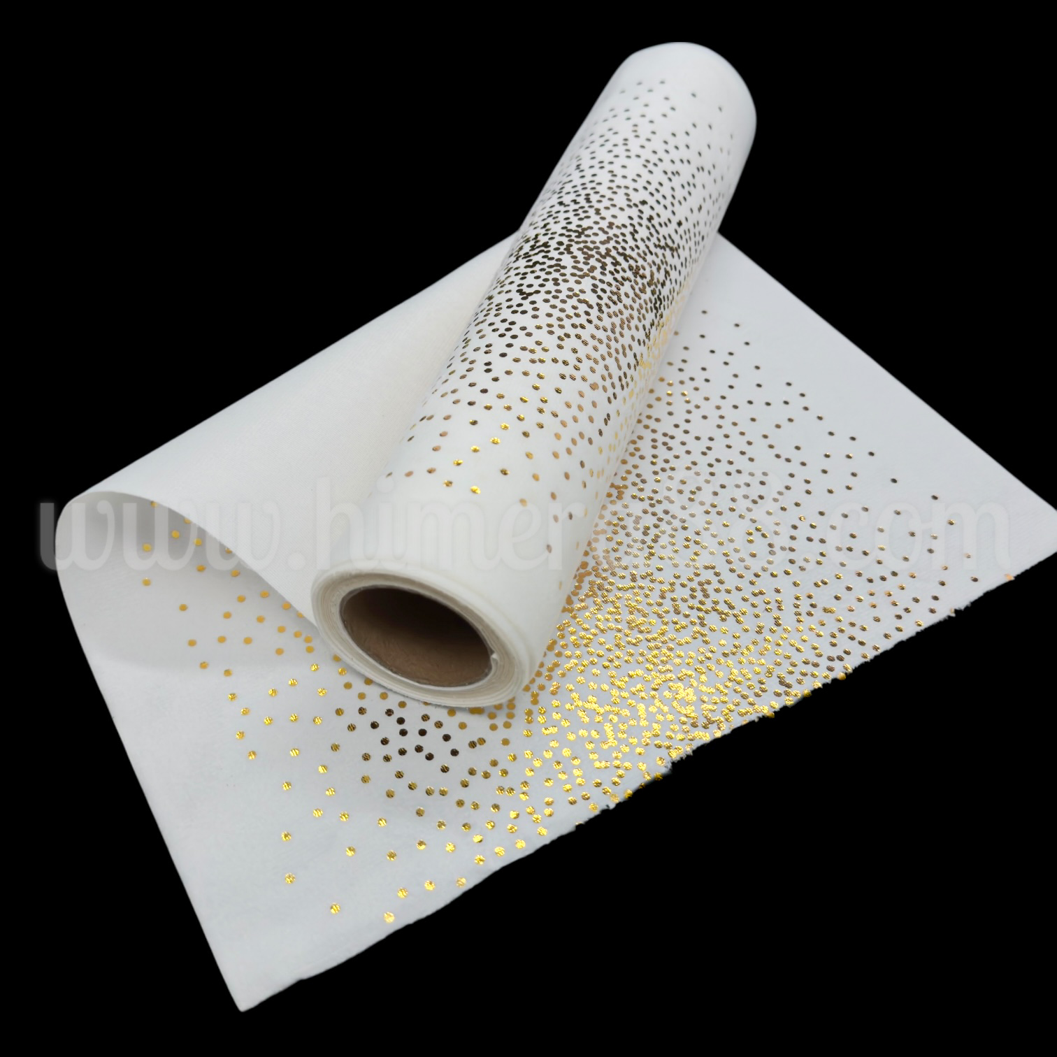 Бял пплюш Gold Dot 28cm/3y - изглед 3