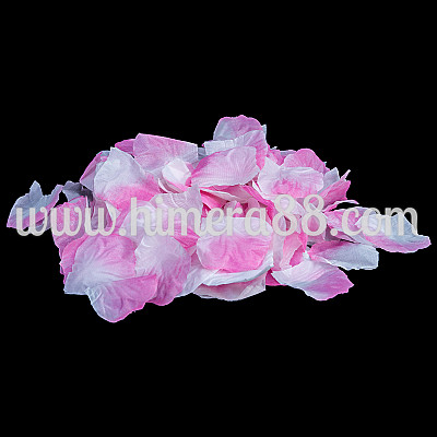 Парти листа роза 100бр PINK&WHITE