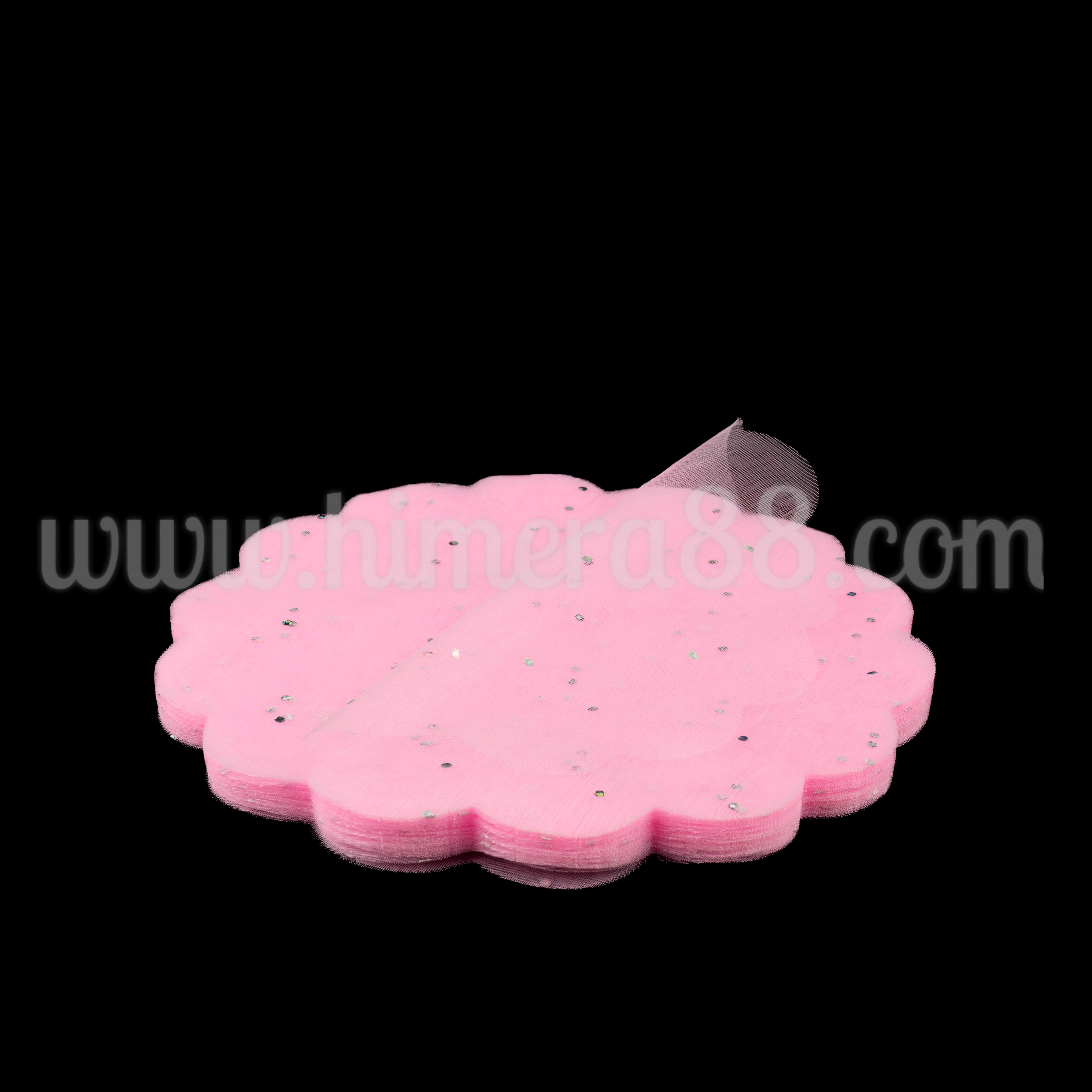 Тюлчета с точки 18см/100бр Baby Pink - изглед 1