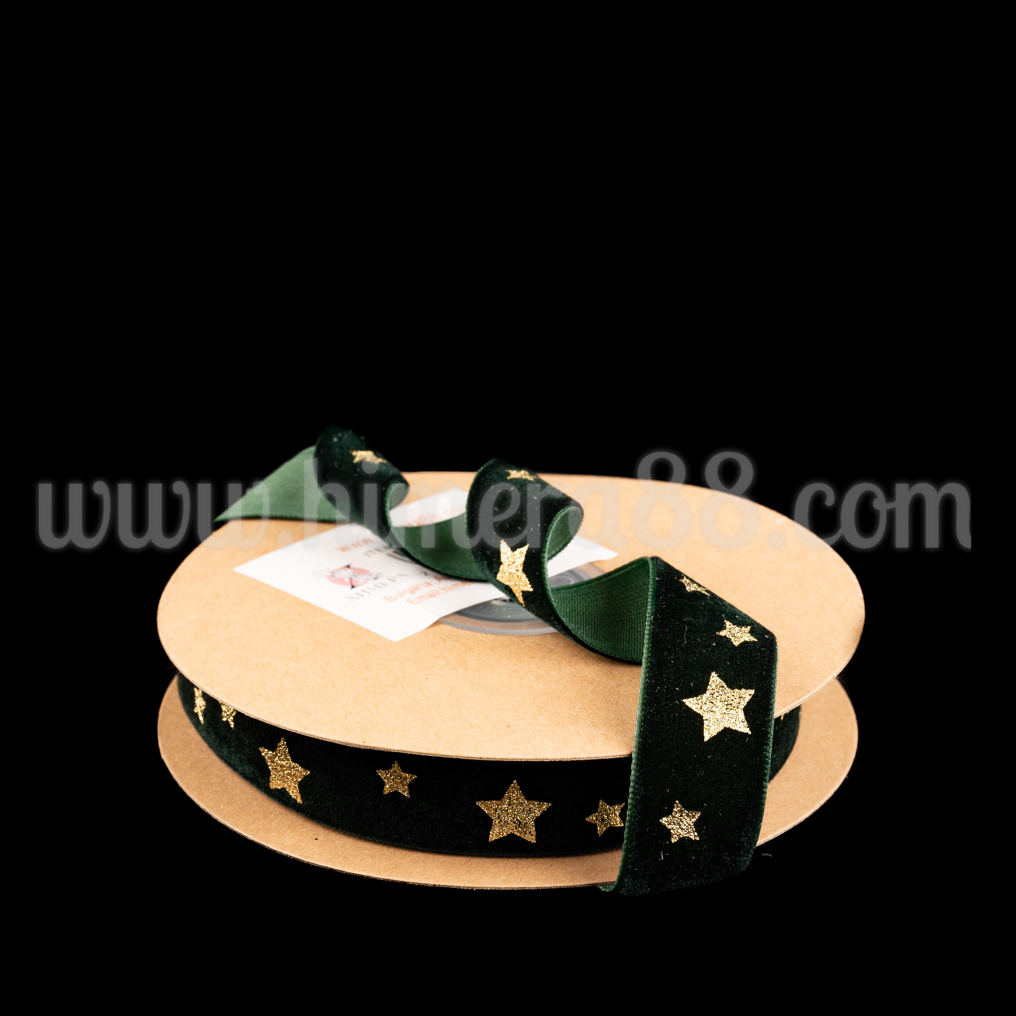 Панделка Кадифе Gold Star 2cm/10y - изглед 2