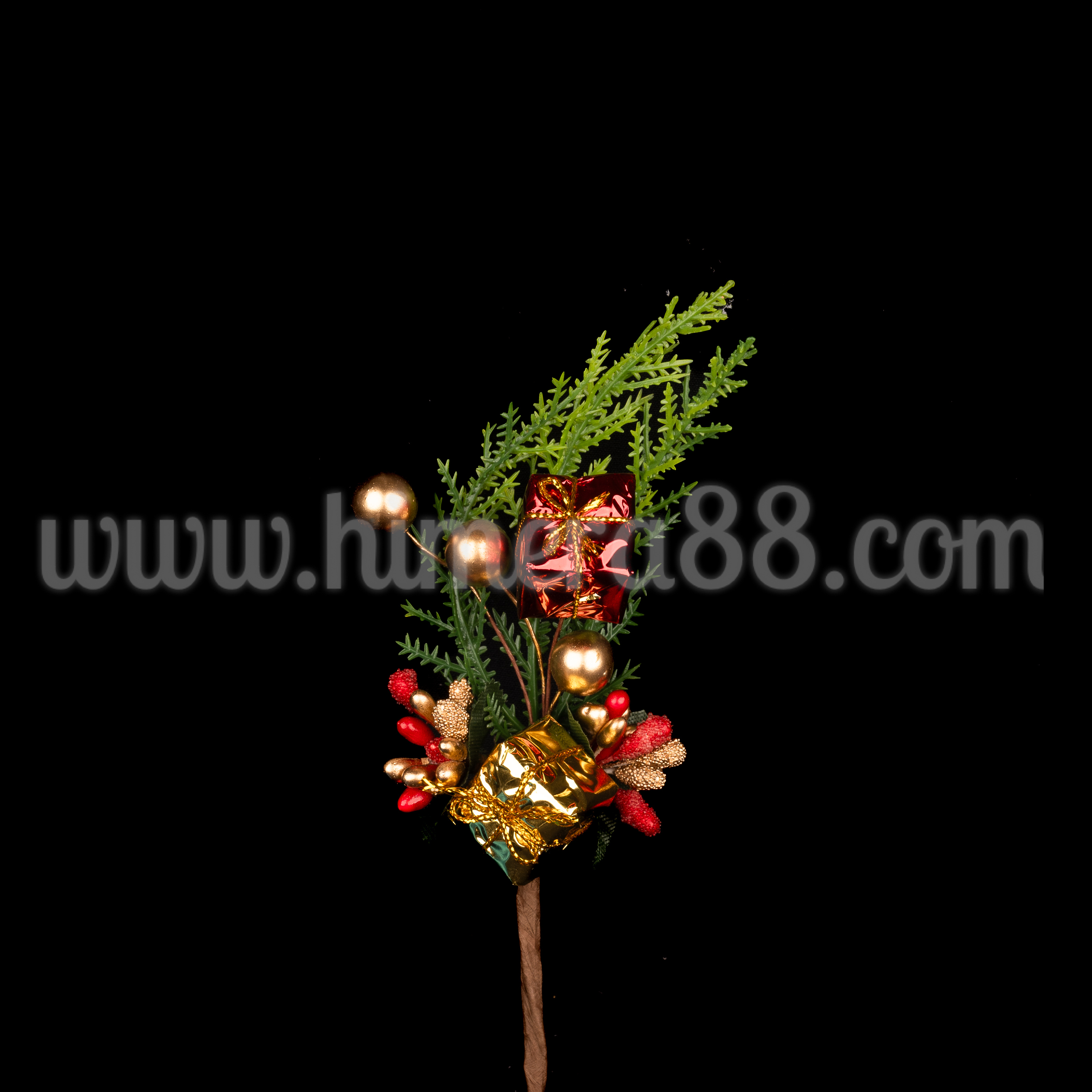 Коледен клон Presents 18cm - изглед 1