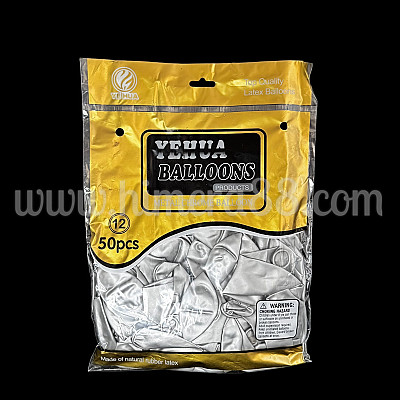 Балони Хром 50бр SILVER