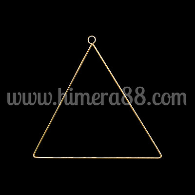 Метален триъгълник 25см GOLD