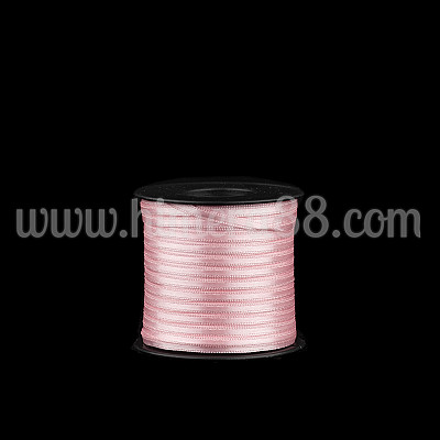 Сатен лента 0.3cm/100m Baby Pink