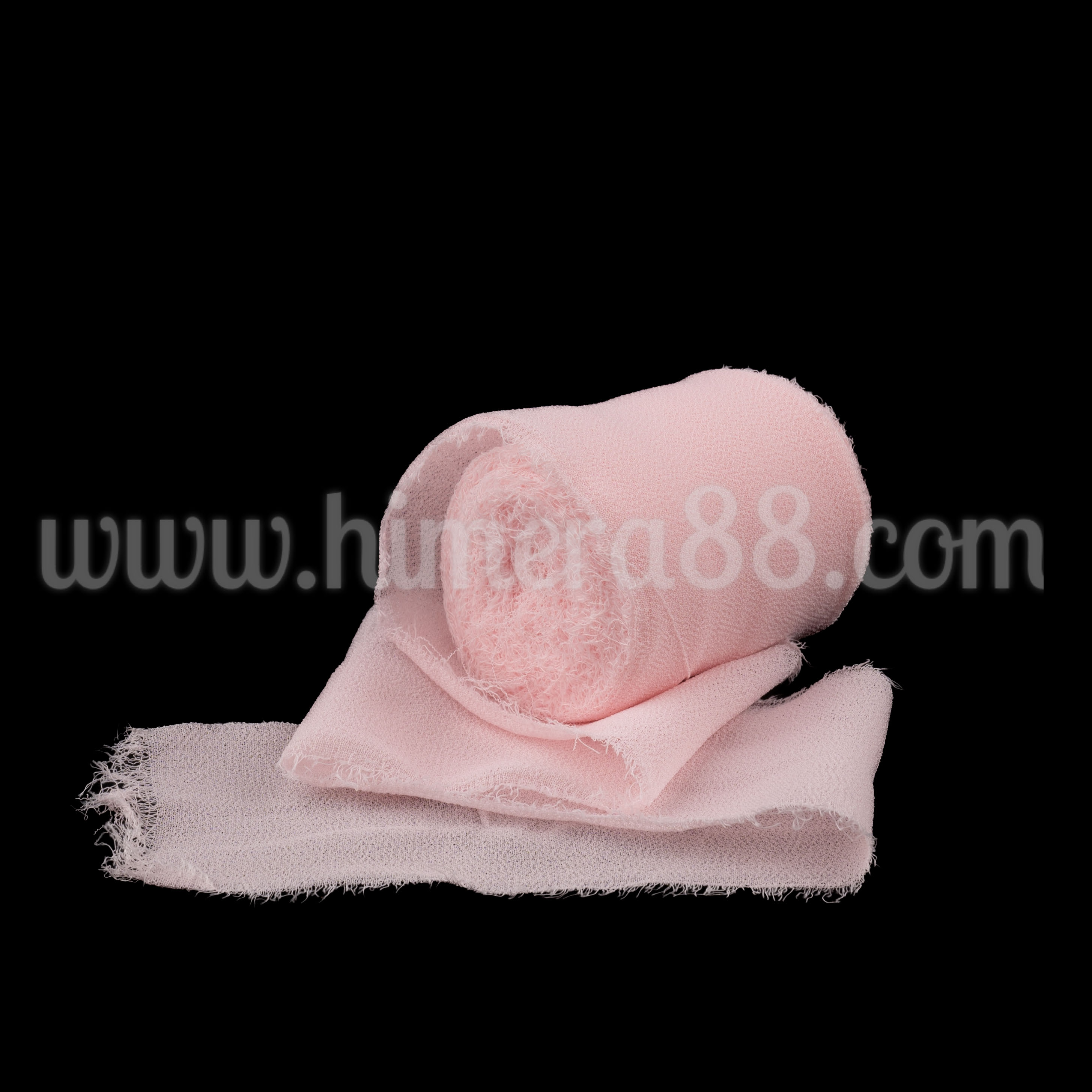 Копринена панделка 4см/5м Pink Powder - изглед 1