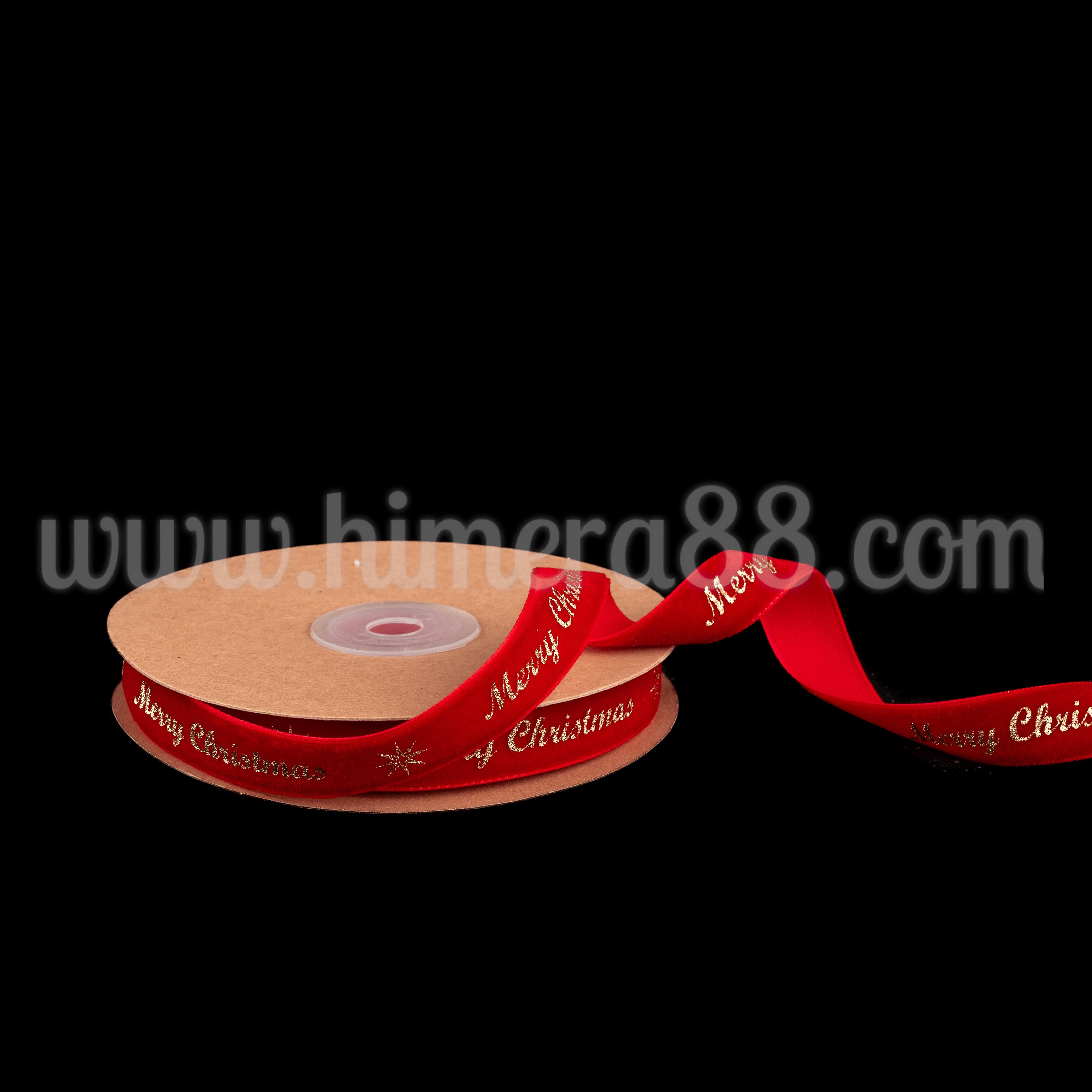Панделка кадифе MerryChristmas 1.5cm/10y - Химера 88 Панделка кадифе MerryChristmas 1.5cm/10y