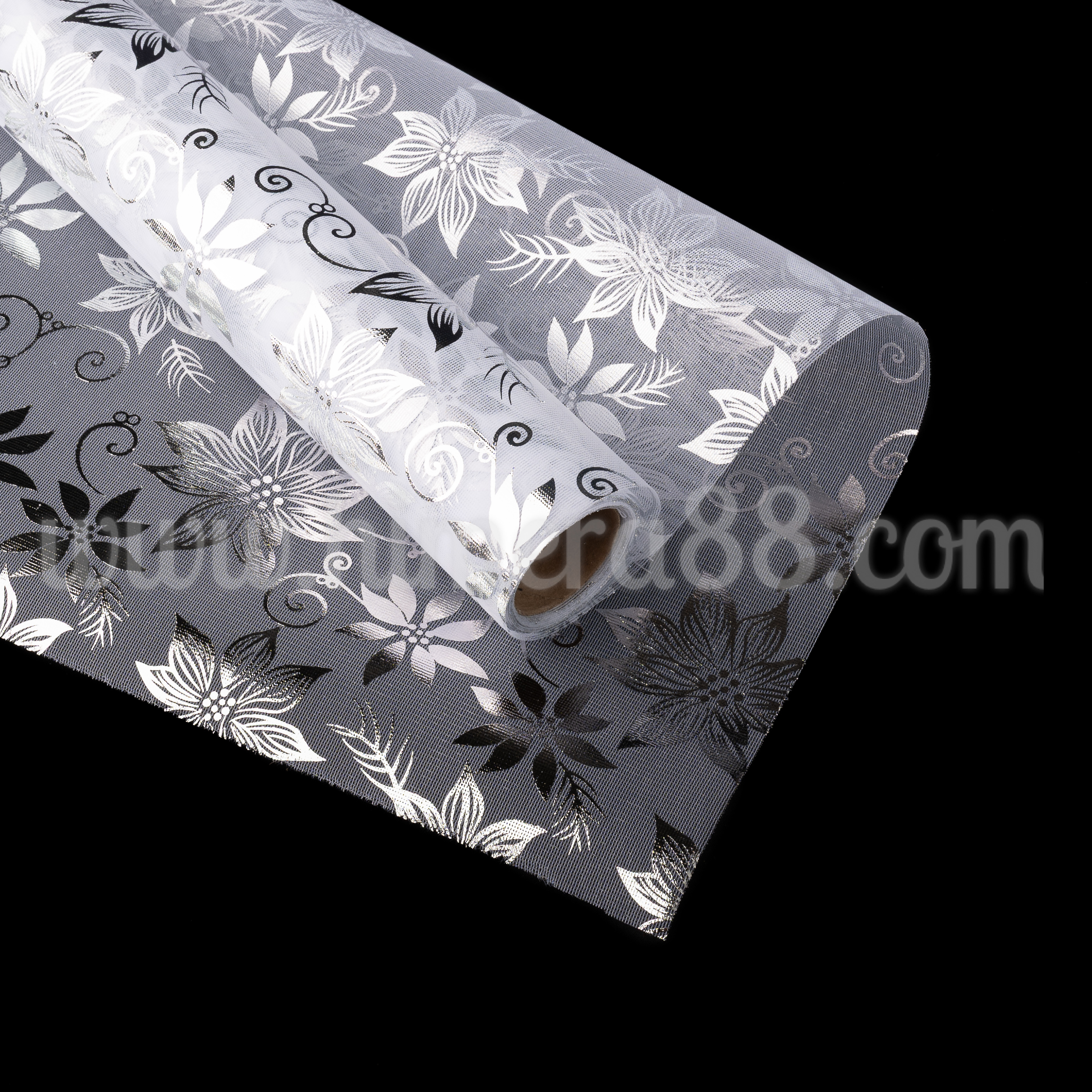 Декоративна мрежа Christmas Folwers 48cm/5y - Химера 88 Декоративна мрежа Christmas Folwers 48cm/5y