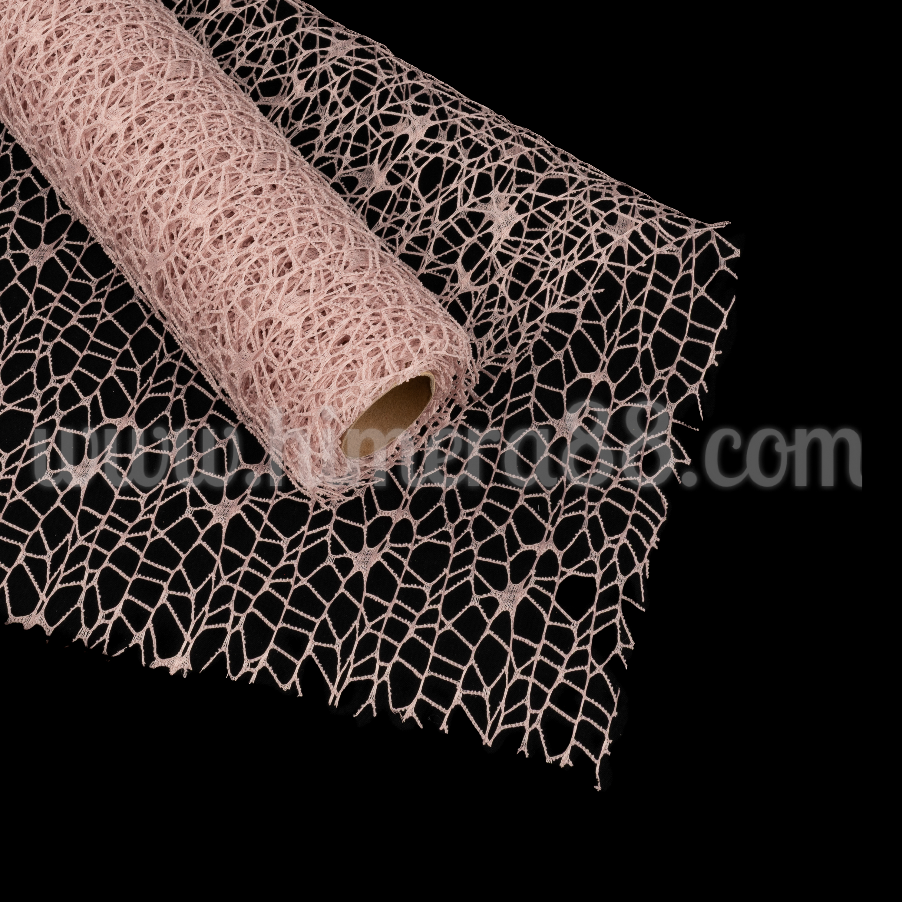 Декоративна мрежа Делукс 48см*4.5м Antique Pink - изглед 1