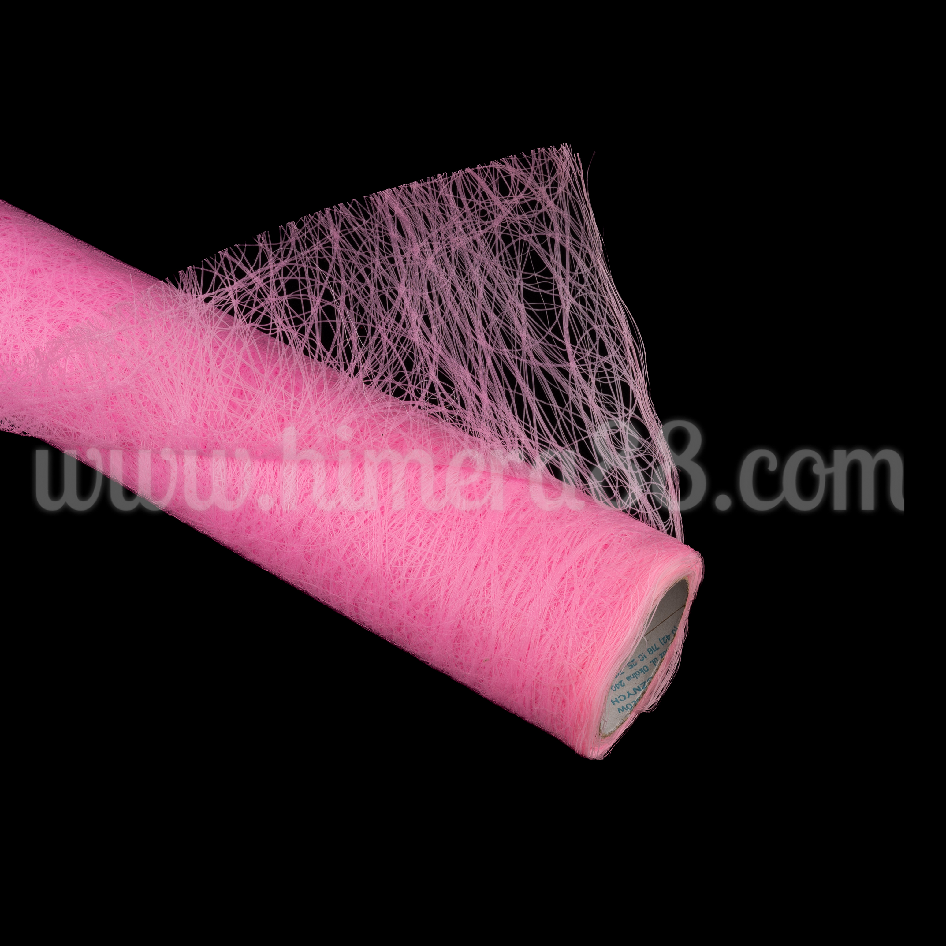 Декоративна фибърна мрежа 50cm Pink - изглед 1