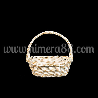 Елипса кошница 27*26cm NATURAL