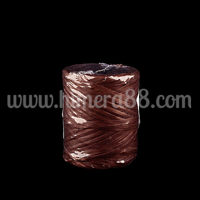 Едноцветна Рафия 1cm/200m Dark Burgundy
