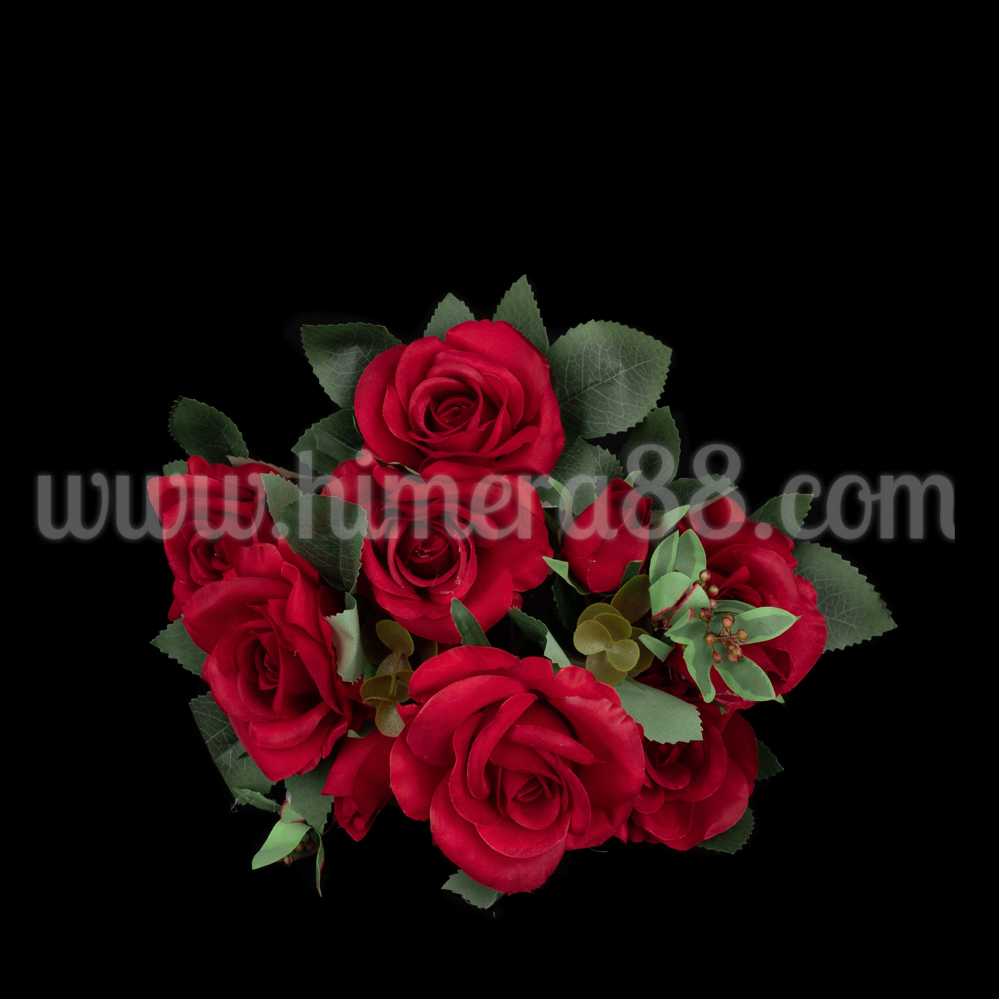 Букет рози Gloria Dei 8.5cm/9стр Burgundy - изглед 1